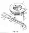 Fig. 20 - Waste disposal device including a turntable for twisting flexible tubing dispensed from a cartridge