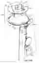 Fig. 21 - Waste disposal device including a turntable for twisting flexible tubing dispensed from a cartridge