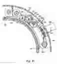 Fig. 28 - Waste disposal device including a turntable for twisting flexible tubing dispensed from a cartridge