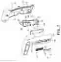 Fig. 03 - Cutting device provided in the handle of an adhesive-tape holder
