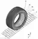 Fig. 01 - Method of simulating rolling tire