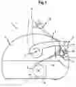 Fig. 02 - Vacuum cleaner provided with an auxiliary pull-out device for an electrical cable