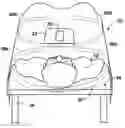 Fig. 01 - Surgical drape with patient retraining/positioning device