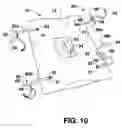 Fig. 08 - Surgical drape with patient retraining/positioning device