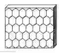 Fig. 01 - Activated carbon product in sheet form and element of device for preventing transpiration of fuel vapor