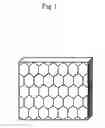 Fig. 02 - Activated carbon product in sheet form and element of device for preventing transpiration of fuel vapor