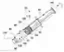 Fig. 01 - Mixing syringe with and without flush