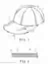 Fig. 02 - Visor cap or hat having foldable bill