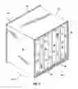 Fig. 02 - Noise attenuator with laterally moving baffles