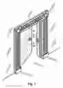 Fig. 02 - Universal door striker plate that permits continuous adjustment