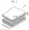 Fig. 02 - Plasma display panel having discharge electrodes extending outward from display region