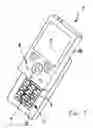 Fig. 02 - Cell phone with shiftable keypad
