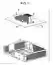 Fig. 02 - Bottom side heat sink attachment for console