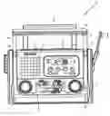 Fig. 01 - Portable radio with reading light