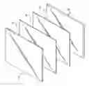 Fig. 01 - Direct backlight module for flat panel monitor