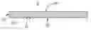 Fig. 01 - Light guide plate with V-shaped grooves