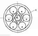 Fig. 01 - Method for multi orbital engagement of surfaces by free rolling bodies and multi orbital devices based on this method