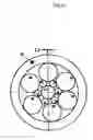 Fig. 04 - Method for multi orbital engagement of surfaces by free rolling bodies and multi orbital devices based on this method