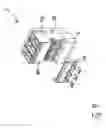 Fig. 09 - Electrical device with fixed contacts, mobile contacts and inspectable arc chambers