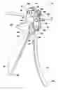 Fig. 01 - Instrument for bending spinal rods used in a spinal fixation system