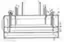 Fig. 01 - Stringed musical instrument with multiple bridge-soundboard units