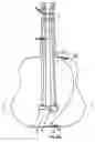 Fig. 09 - Stringed musical instrument with multiple bridge-soundboard units