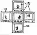 Fig. 01 - Multiply interconnectable environmentally interactive character simulation module method and system