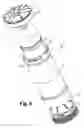 Fig. 07 - Centrifuge assembly with open-ended canister and closure caps