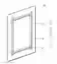 Fig. 02 - Back plate structure and plasma display apparatus