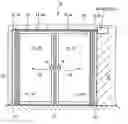 Fig. 01 - Door with integrated identification system in the air curtain device