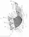 Fig. 04 - Mechanism and method for automatically transversely positioning the pinch-point of a concave