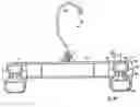 Fig. 01 - Garment hangers with improved gripping pads and improved methods of manufacture
