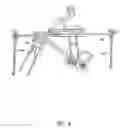 Fig. 06 - Counterbalanced universal mobile saw stand