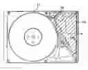 Fig. 01 - Disk drive with vibration suppression member disposed near head assembly