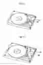 Fig. 08 - Disk drive with vibration suppression member disposed near head assembly