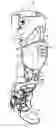 Fig. 01 - Guard structure for protecting the lower limbs of the human body