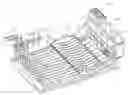Fig. 01 - Retainer block for use with dish rack