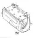Fig. 04 - Multiple component mailbox having postal and newspaper compartments