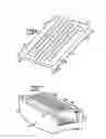 Fig. 05 - Multiple component mailbox having postal and newspaper compartments