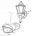Fig. 01 - Wireless motion activated light fixture base plate and kit
