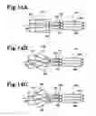 Fig. 12 - Optical system for a display panel using divided irradiation
