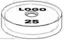 Fig. 01 - Method of producing logos or color codes for weight plates and weight heads