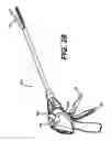 Fig. 19 - Surgical stapling instrument incorporating a multi-stroke firing mechanism with return spring rotary manual retraction system