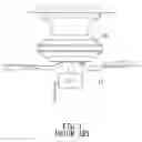 Fig. 02 - Install blade bracket for a ceiling suspended fan