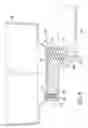 Fig. 08 - Install blade bracket for a ceiling suspended fan