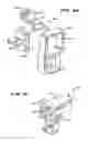 Fig. 40 - Blood processing systems with fluid flow cassette with a pressure actuated pump chamber and in-line air trap