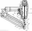 Fig. 01 - Nailing machine with a safety mechanism