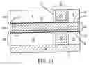Fig. 08 - Via barrier layers continuous with metal line barrier layers at notched or dielectric mesa portions in metal lines