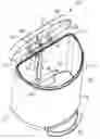 Fig. 01 - Trash can assembly with motion damper for lid