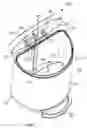 Fig. 02 - Trash can assembly with motion damper for lid
